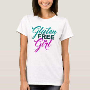 Gluten frigör flickan t shirt