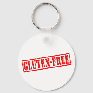 Gluten frigör frimärket nyckelring