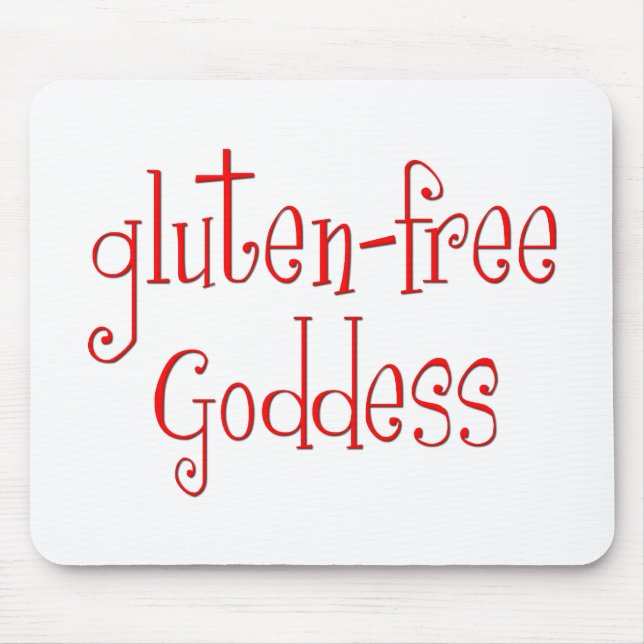 Gluten frigör gudinnan musmatta (Framsidan)