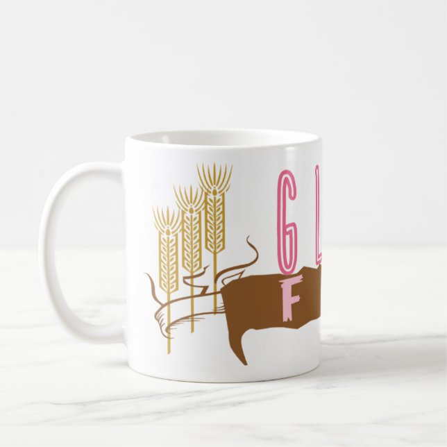 Gluten frigör kaffemugg (Vänster)