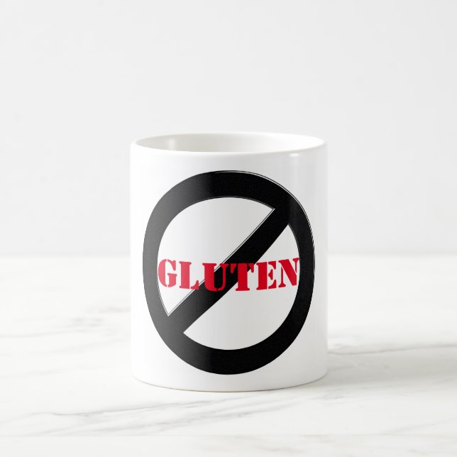 Gluten frigör muggen kaffemugg (Center)
