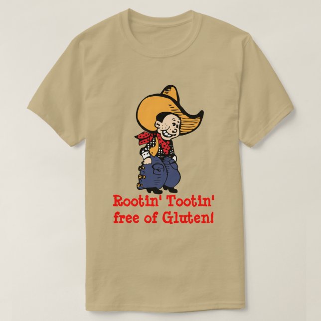 Gluten frigör t-shirt (Design framsida)