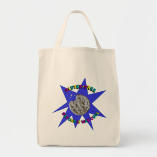 "Gluten-Fritt, för det var kall" Retro 80's-90's Tygkasse