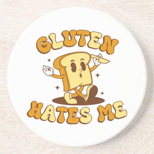Gluten hatar mig underlägg (Framsidan)