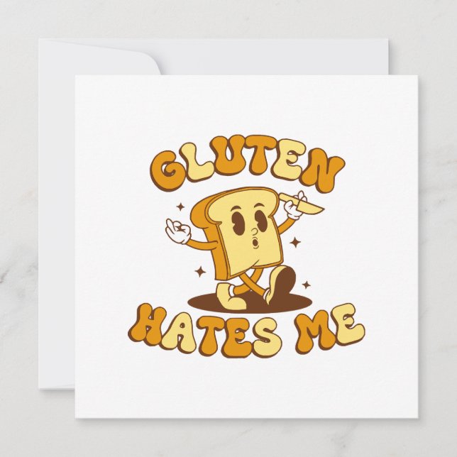 Gluten Hatrar Mig Inbjudningar (Framsida)