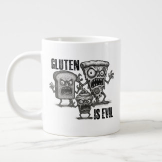 Gluten is Evil Jumbo Mugg