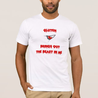 Gluten kommer med ut beasten i mig t-shirt