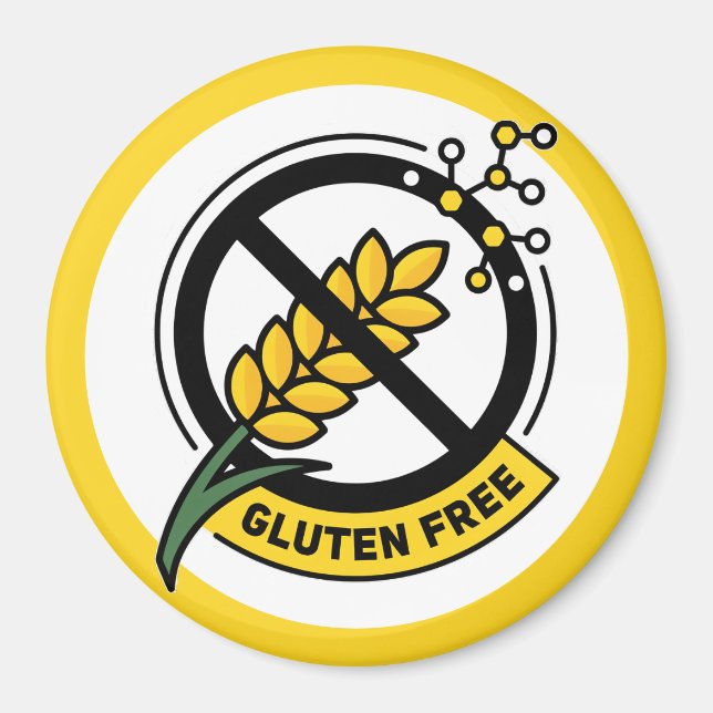 Glutenfri allergen magnet (Framsidan)