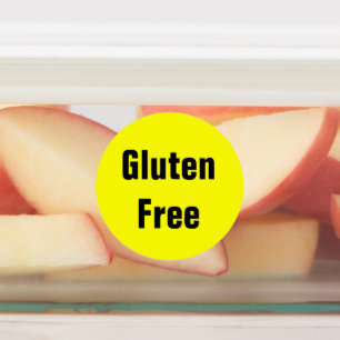 Glutenfri Celiaki Mat Restaurang Skola Klistermärke