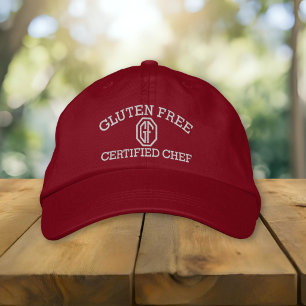 Glutenfri certifierad kock broderad keps