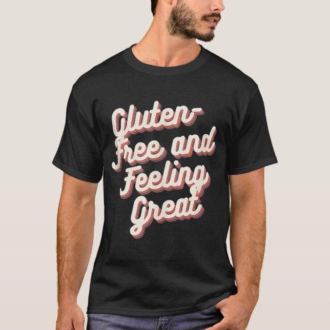 Glutenfri och känner Underbar lutenfri Tank till T Shirt (Framsida)