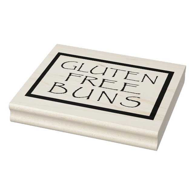 Glutenfria bullar design gummistämpel stämpel (Stämpel)