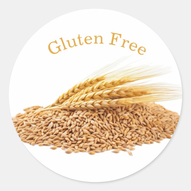 Glutenfria dekaler runt klistermärke (Framsida)