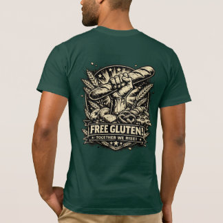 🥖🥐Glutenfritt! – Rolig mat T-shirt 🥨🥯