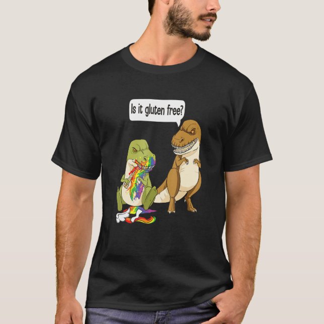 Glutenintolerans är att det är glutenfritt t shirt (Framsida)