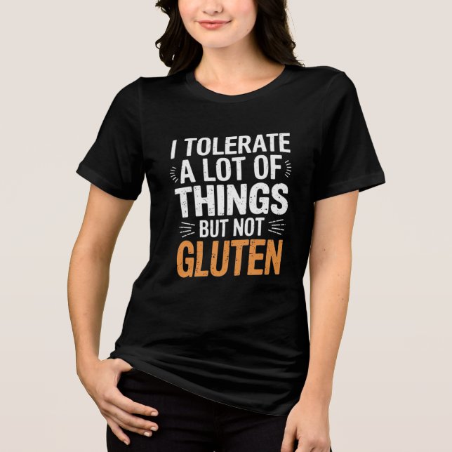 Glutentolerans Unisex Softstyle T-Shirt - Humor (Framsida)