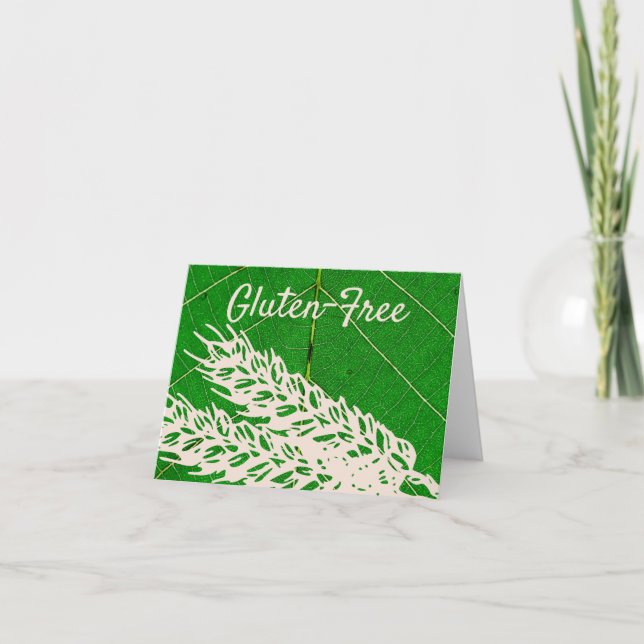 GLUTTEN FREE TACK KORT (Framsida)