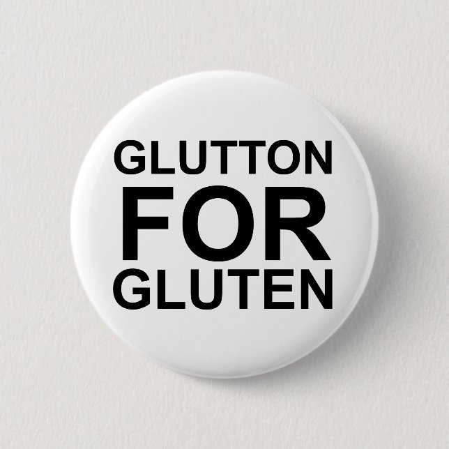 Glutton För Gluten Knapp (Framsida)