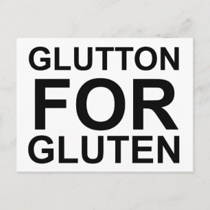 Glutton för luten vykort