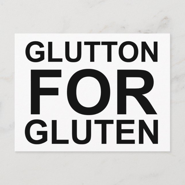 Glutton för luten vykort (Framsida)