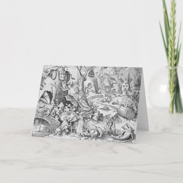 Gluttony (Gula), The Seven Deadly Sins Kort (Framsida)