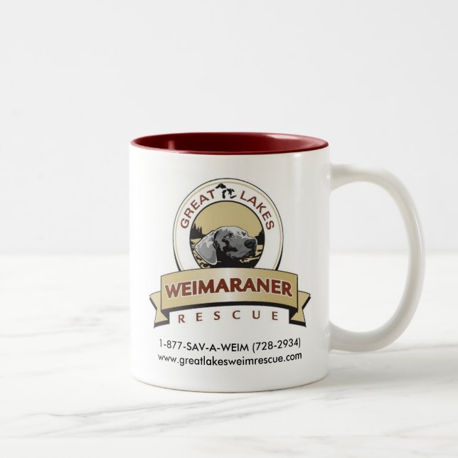 GLWR-logotypmugg Två-Tonad Mugg (Höger)