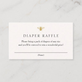Glyden Bee Diaper Raffle-kort Tilläggskort