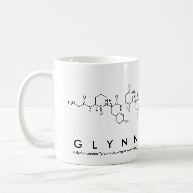 Glynn peptide namn mugg (Vänster)