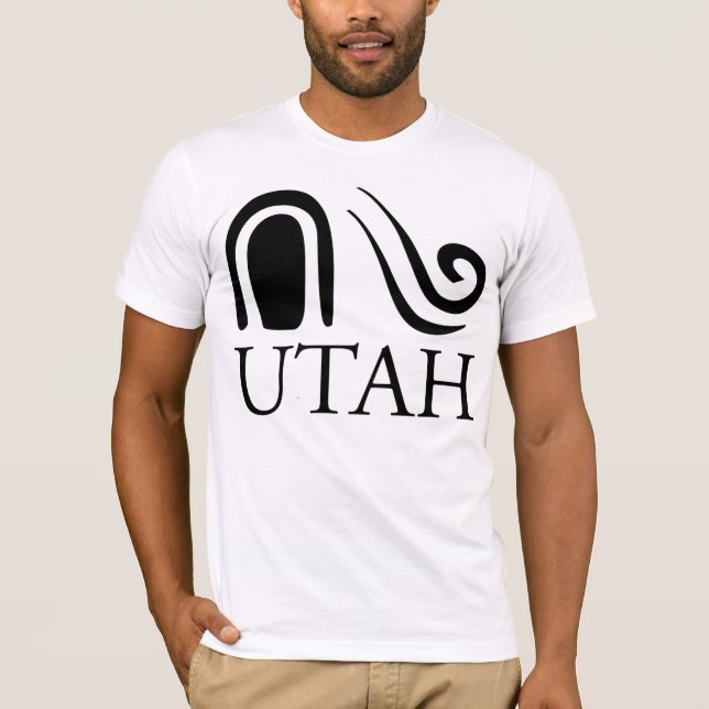 Glyph Utah 1 Tee Shirt (Framsida)