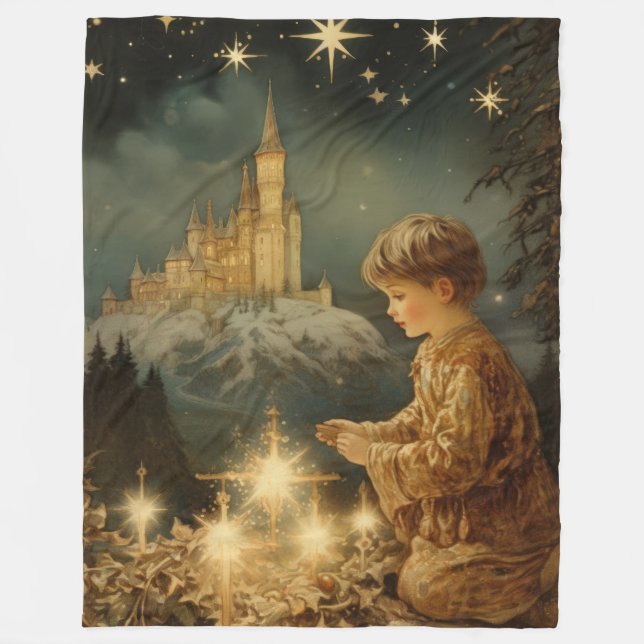 Glyssning Glory jul Blanket Fleecefilt (Framsidan)