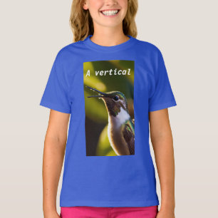 "Glyssning Hummingbird Harmony" Designad flickas T Shirt