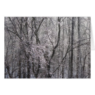 Glyssning Isig Forest in God Light II Hälsningskort
