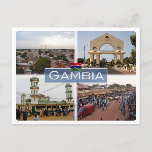 GM Gambia - Vykort (Framsida)