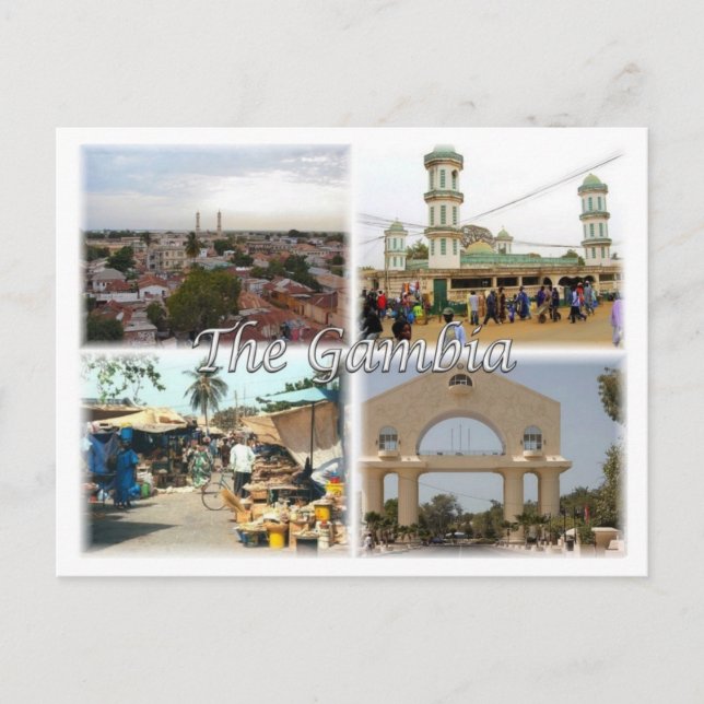 GM Gambia - Vykort (Framsida)