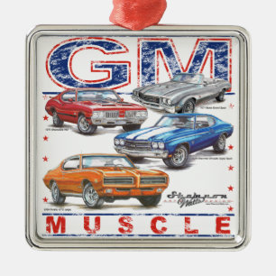 Gm-muskel Julgransprydnad Metall