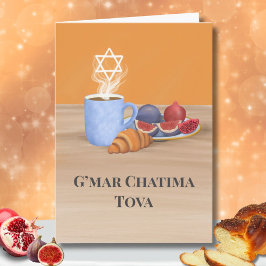 G'mar Chatima Tova Coffee, granatäpplen Kort