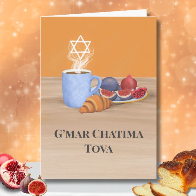 G'mar Chatima Tova Coffee, granatäpplen Kort (Skapare uppladdad)