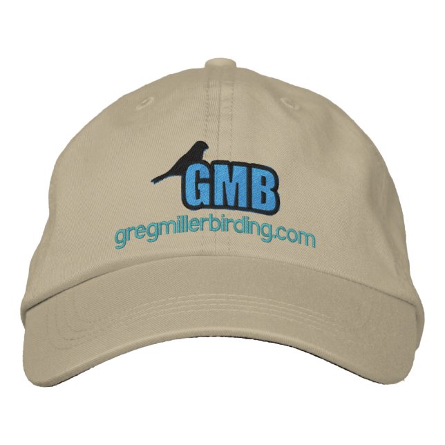GMB grundläggande hatt-färgad 2x-logotyp Broderad Keps (Framsida)