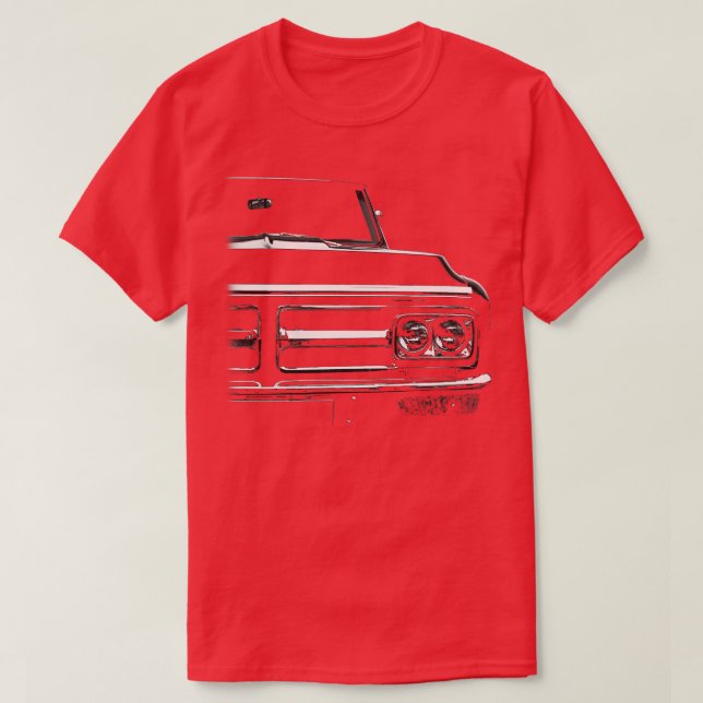 gmc lastbil 1972 t shirt (Design framsida)