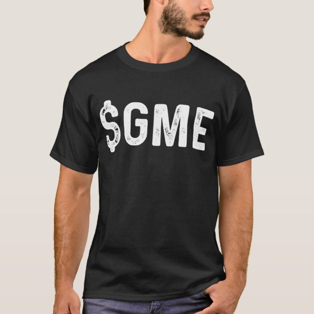 GME GameStonk Stonk Lagrar Trading Hold Måne Te T Shirt (Framsida)