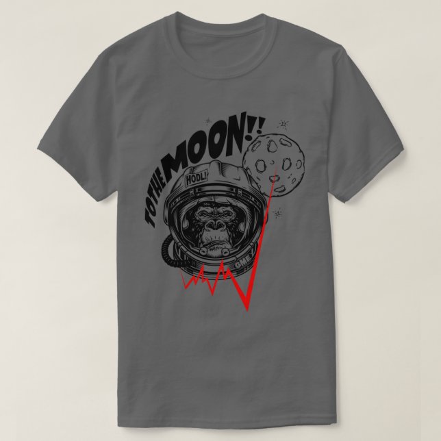 GME till måne T Shirt (Design framsida)