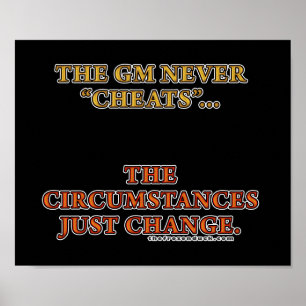 Gmen fuskar aldrig poster