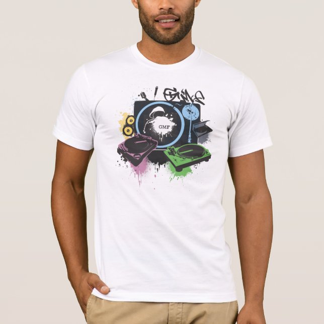 GMF-Turntables T-shirt (Framsida)