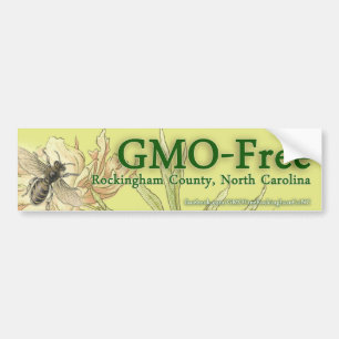 GMO-Fria Rockingham County, NC-bildekal Bildekal