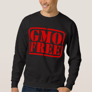 GMO-fritt - rött Långärmad Tröja