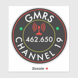 GMRS-kanal 19 Klistermärken