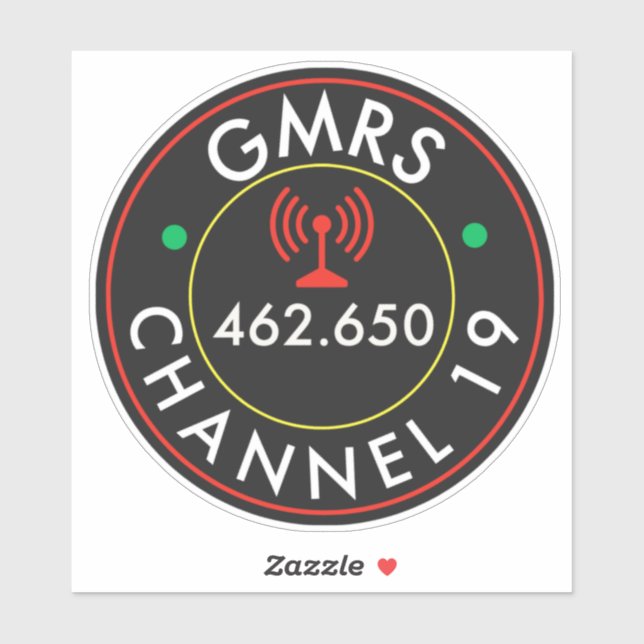 GMRS-kanal 19 Klistermärken (Ark)