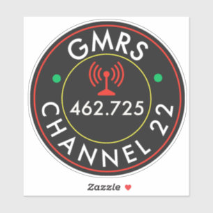GMRS Radio Channel 22 Klistermärken