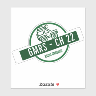 GMRS Radio Channel 22 Klistermärken