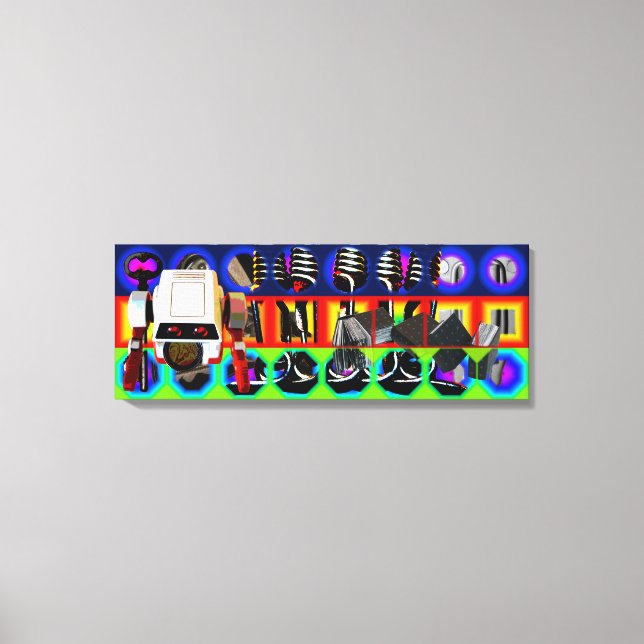 GMT 24 Heures Project Pop Psychedelic Ram Canvas (Framsida)